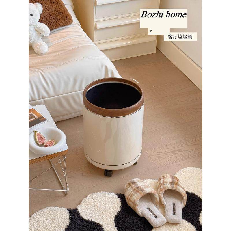 客厅垃圾桶家用高级感大容量厨房厕所卫生间卧室带盖带轮子收纳桶,电子元器件市场,集成电路（IC）,淘宝优惠券,粉丝福利购,淘宝优惠卷