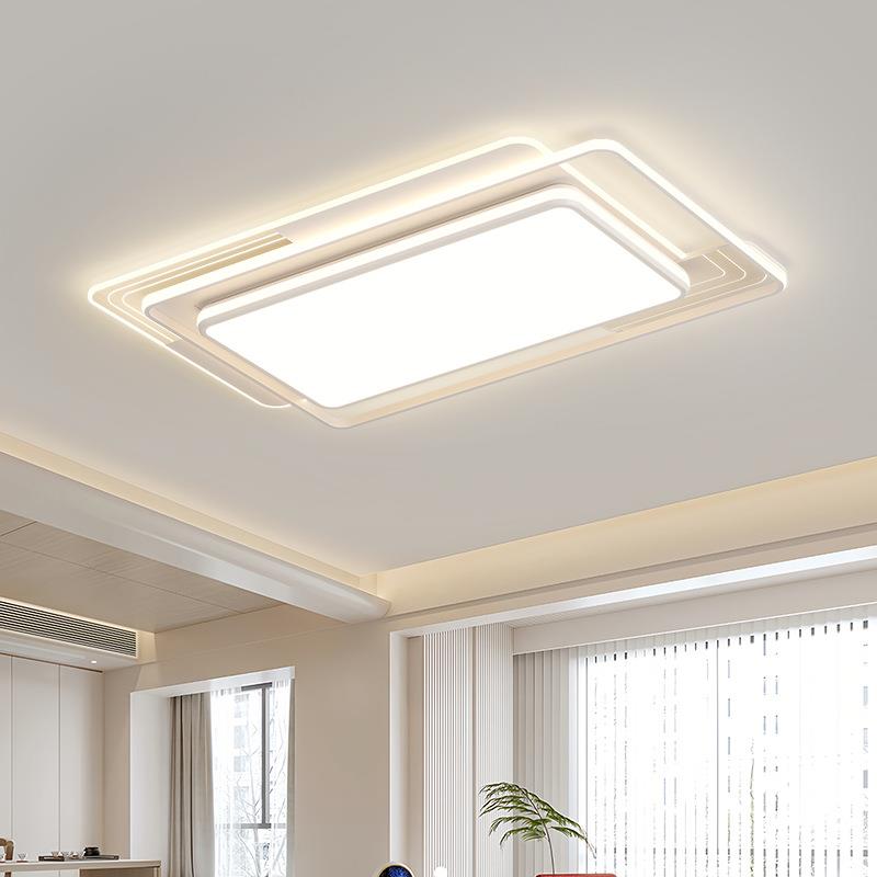 奶油风现代简约全光谱护眼室内吸顶灯led调光智能智控智控家居