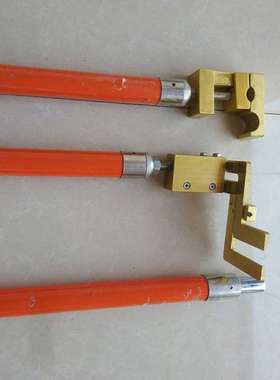 配电线路绝缘平头锁杆ZF010507耐高压鹰嘴夹钳导线固定绝缘杆