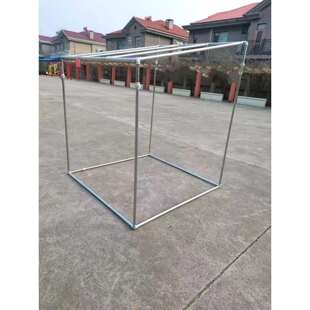 镀锌钢管水管遮阳雨棚花架瓜果葡萄架定 制斜面弧面尖顶保温直销