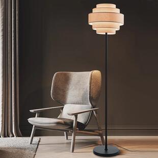 北欧创意现代简约客厅沙发旁法式奶油卧室日式茶室民宿装饰落地灯