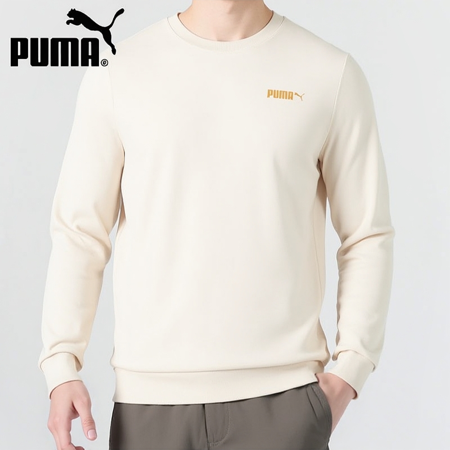 PUMA彪马卫衣男装女装新年款运动服保暖长袖上衣圆领套头衫625834
