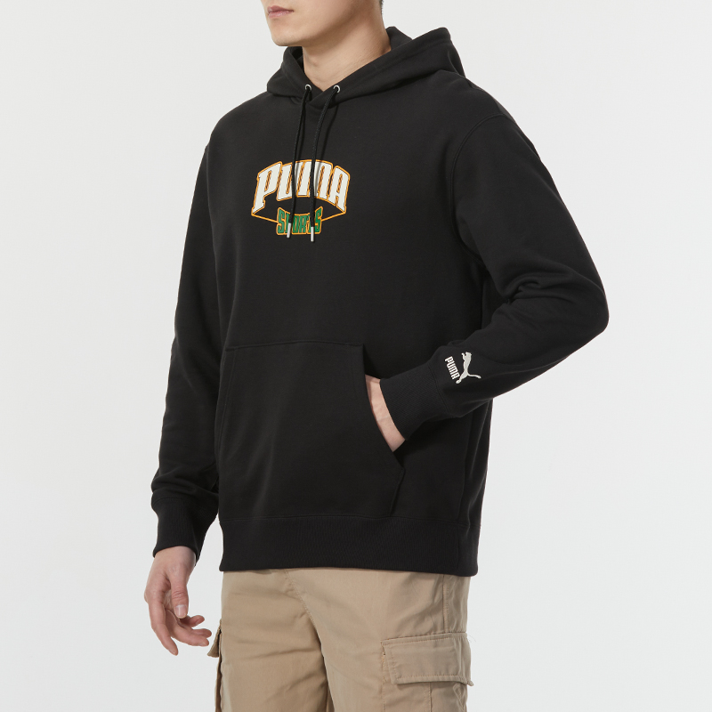 彪马卫衣男装25秋季新款运动服时尚跑步训练休闲舒适连帽套头衫