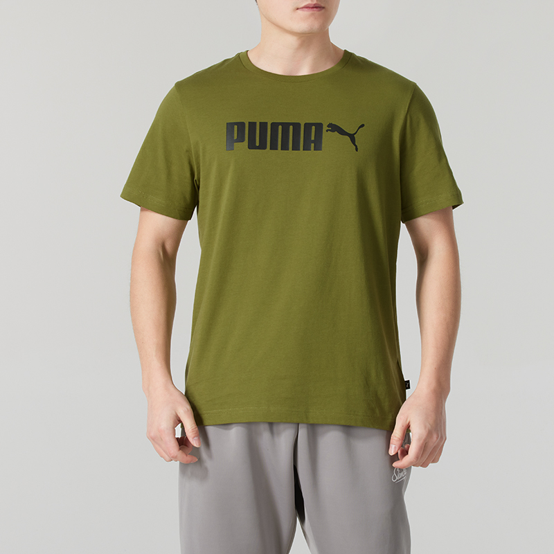 PUMA彪马男装春季新款跑步短袖T恤运动服简约时尚休闲服 691338