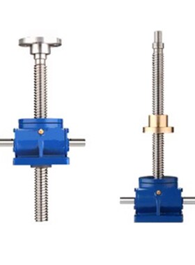 丝杆升降机小型蜗轮蜗杆减速机SWL5T电机手摇同步升降平台