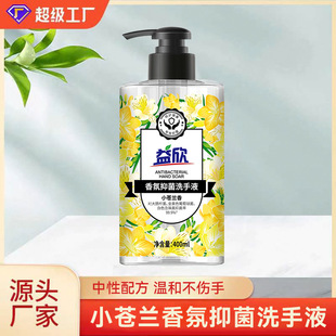 厂家批发400ml抑菌洗手液儿童泡沫蓝酒店家用便携一件代发凝胶露