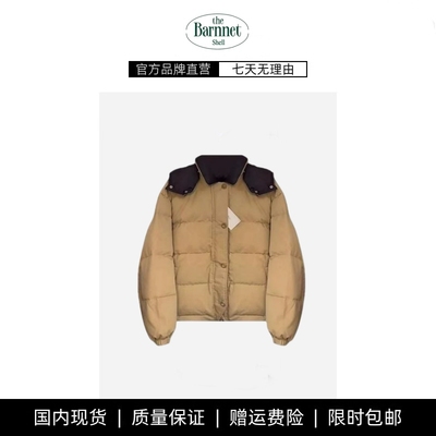 【现货】theBarnnet shell韩系连帽双面穿羽绒服冬短款拉链面包服