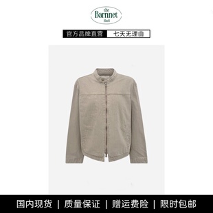 theBarnnet shell章若楠同款 拉链夹克韩系女复古做旧外套 现货