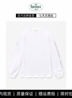 【现货】theBarnnet shell韩系宽松圆领字母长袖T恤显瘦防晒上衣