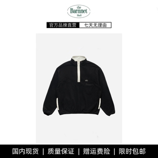 shell韩国八奶半拉链摇粒绒卫衣韩系立领卫衣 theBarnnet 现货