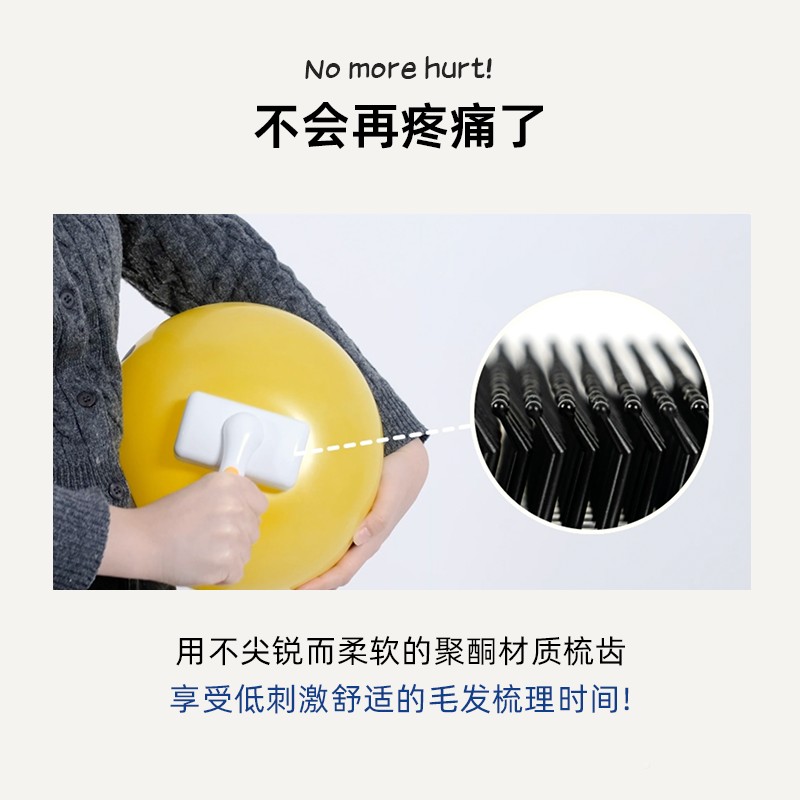 PETRO专OM去狗狗梳毛拉松H梳迪比28408熊用梳子宠泰物猫狗蓬浮针