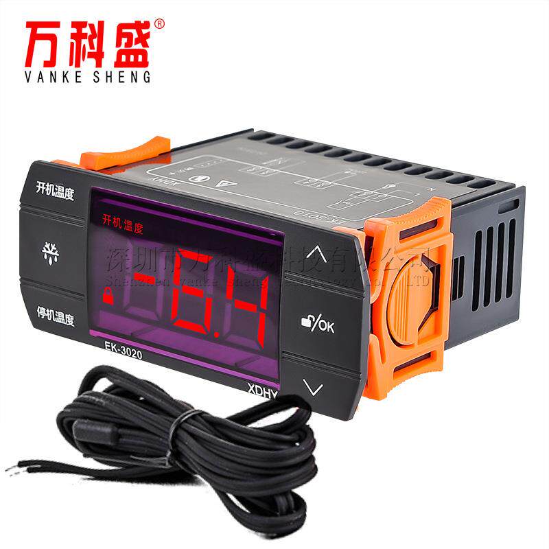 冰箱冰柜高精度温控器EK3020制冷化霜控制器冰柜冷柜岛柜温度开关