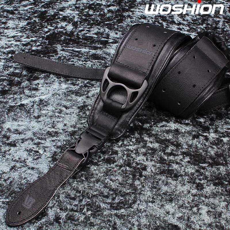 Woshion沃森乐器 炼狱蛇加厚防滑柔软皮质地狱蛇 贝斯/电吉他背带