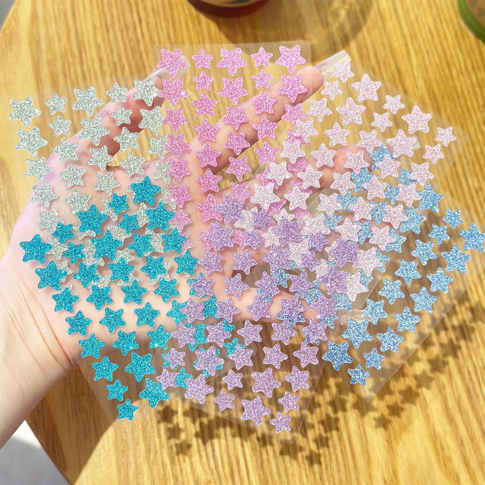 彩色星星痘痘贴淡化痘痘斑点修护肌肤痘印瑕疵遮盖粉刺闪亮痘痘贴