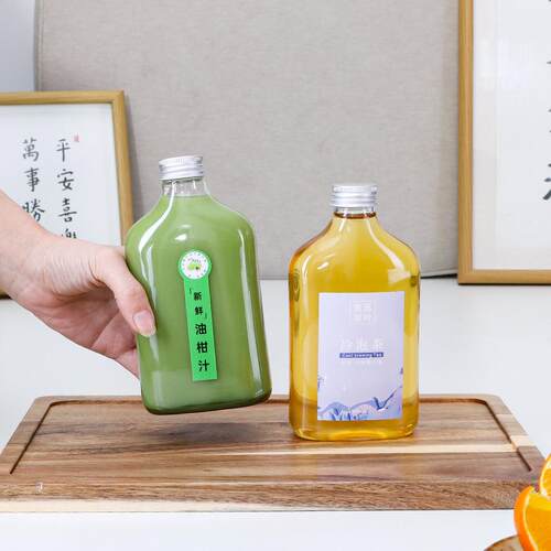 油柑茶汁瓶一次性pet塑料瓶果汁冷泡茶杯饮料果蔬瓶奈雪奶茶瓶