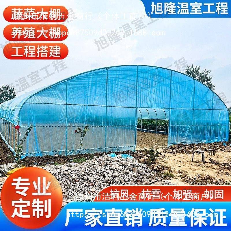 养殖大棚全套猪牛羊鸡鸭鹅大棚骨架钢管配件蔬菜种植连体温室大棚