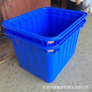 大号塑胶海鲜养殖水箱厨房清洗方箱服装运输箱带轮工用周转箱