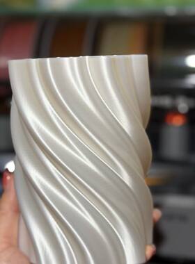 简约F丝绸笔筒3d打印笔筒