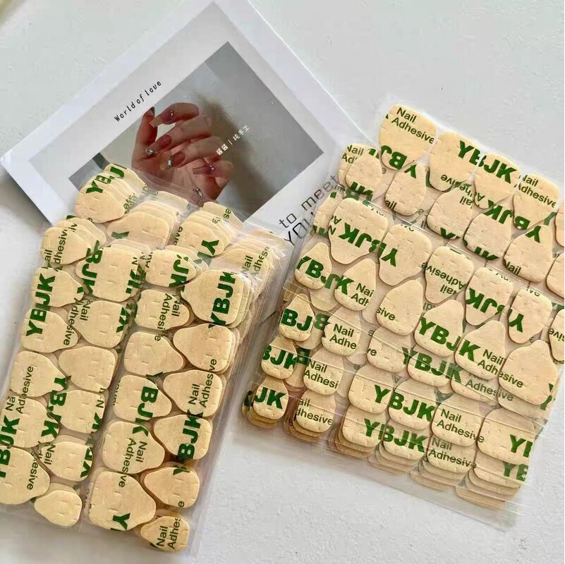 牛皮纸果冻胶穿戴美甲强力专用高粘度指甲双面胶超薄YBJK果冻胶