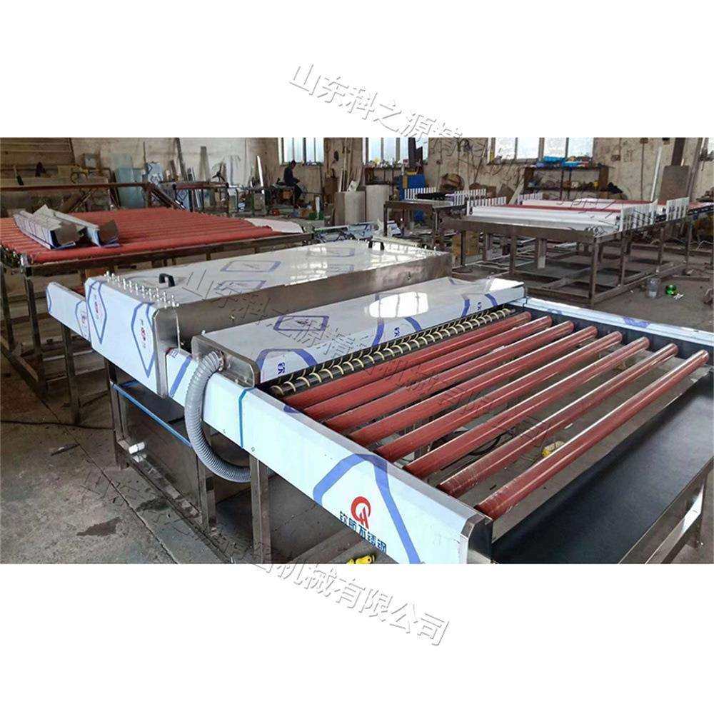 全自动玻璃清洗烘干一体机卧式玻璃清洗设备工业除污除尘洗片机