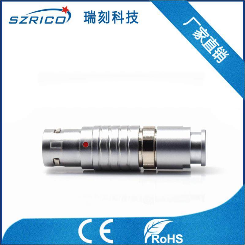 镀铬单螺母3B30PIN护套型连接器航空连接器电源分析器组接插件