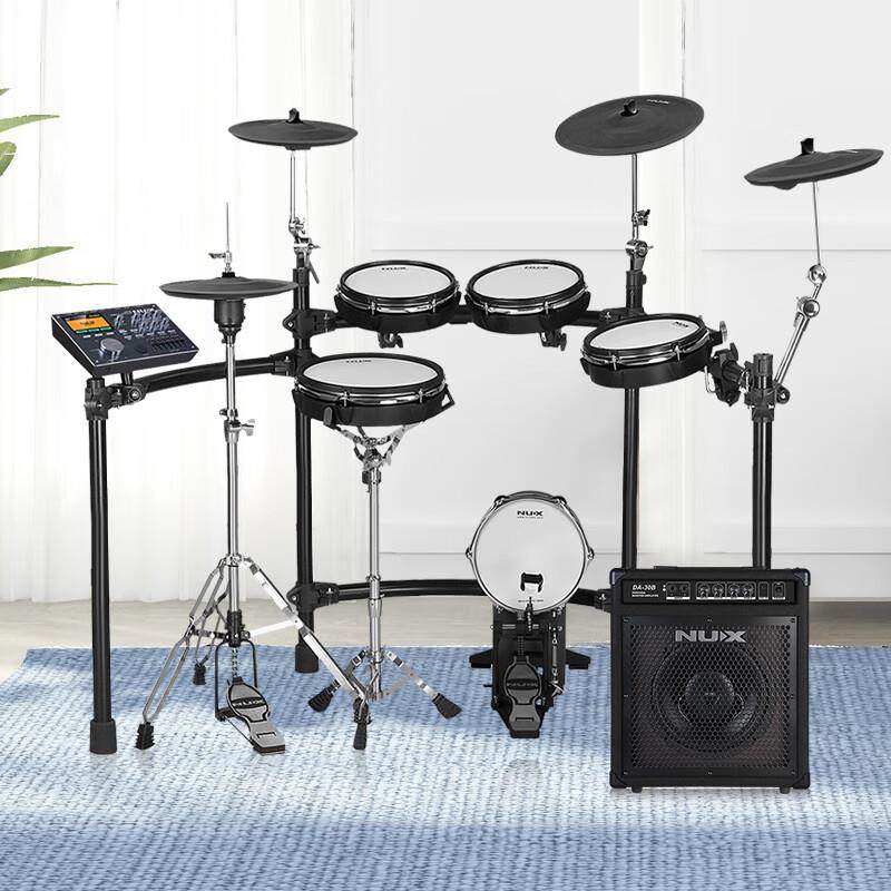 Nuxdm-8全网面电子鼓五鼓四镲专业教学专业级演奏级电子鼓演奏表