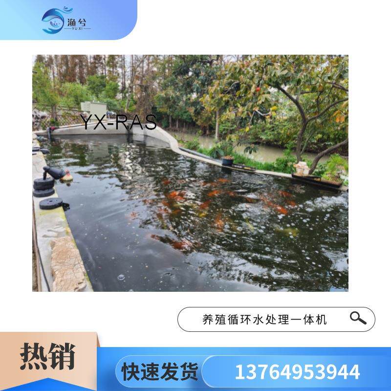 转鼓微滤一体机过滤器装置室外庭院智能反冲洗循环水产养殖系统
