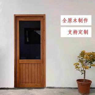 实木卧室门烤漆门复合房间木门厨房门法式复古门卫生间室内门