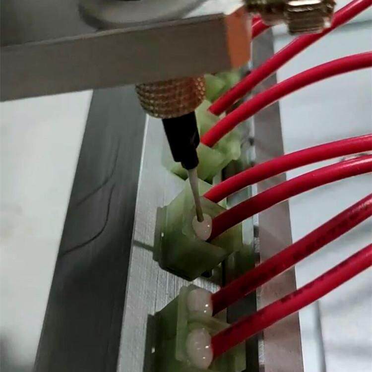 UV点胶机点胶固化一体机线材线束端子线自动打胶烤干一体