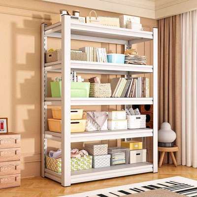 仓库货架多层落地置物家用阳台储藏室收纳架角钢商用超市展示铁架