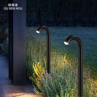 简约家用户外花园别墅小区庭院室外防水庭院灯led草地灯管道水管