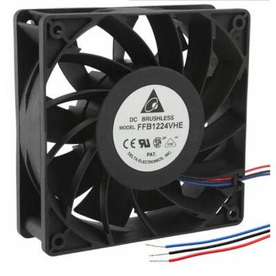 FFB1224VHE-BR00台达DeltaDC风扇24VDC120X120X38MM原装