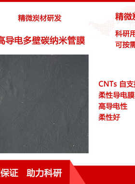 高导电碳纳米管膜Film 自支撑膜 碳纳米管纸 CNTs Paper  柔性好