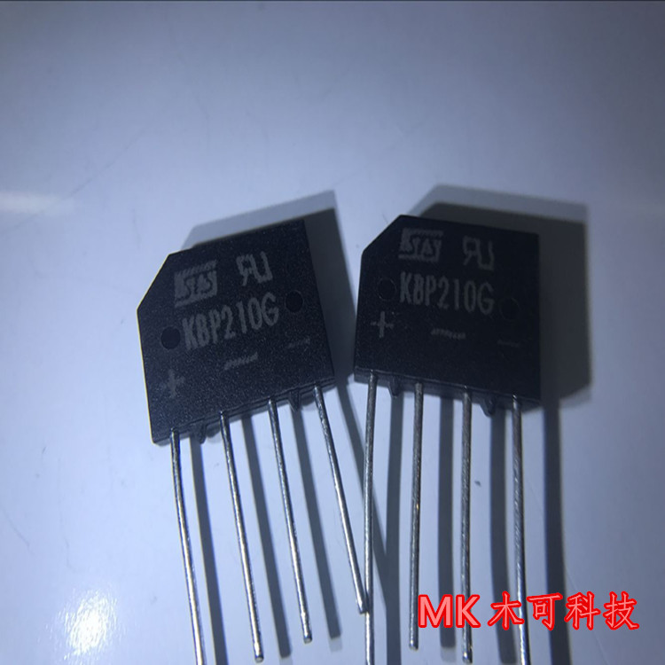 KBP210 DIP4 KBP210G STS原装扁桥桥堆 直插整流桥2A 1000V