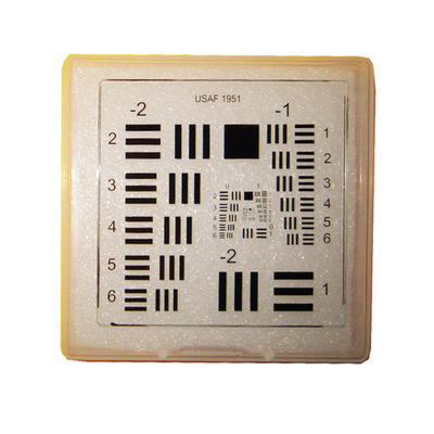 USAF1951分辨率版-2-7测试卡校准片 分辨率测试卡228线对645线对