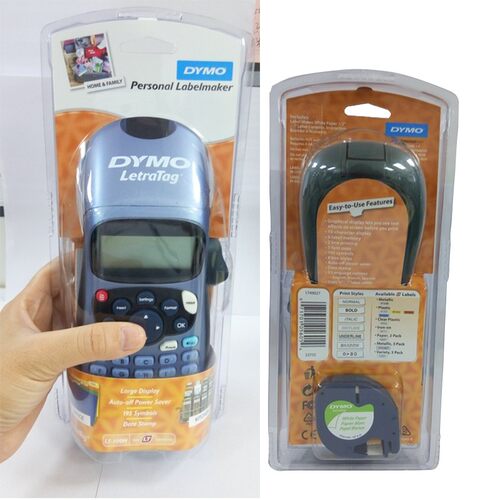 DYMO达美LT-100H英文标签打印机手持便携LetraTag Label Maker