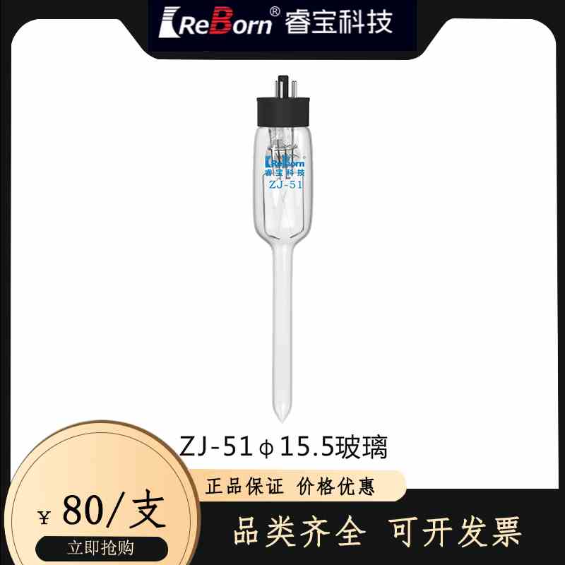 睿宝科技ReBorn/15.5玻璃热偶真空规管原装正品热偶规ZJ-51