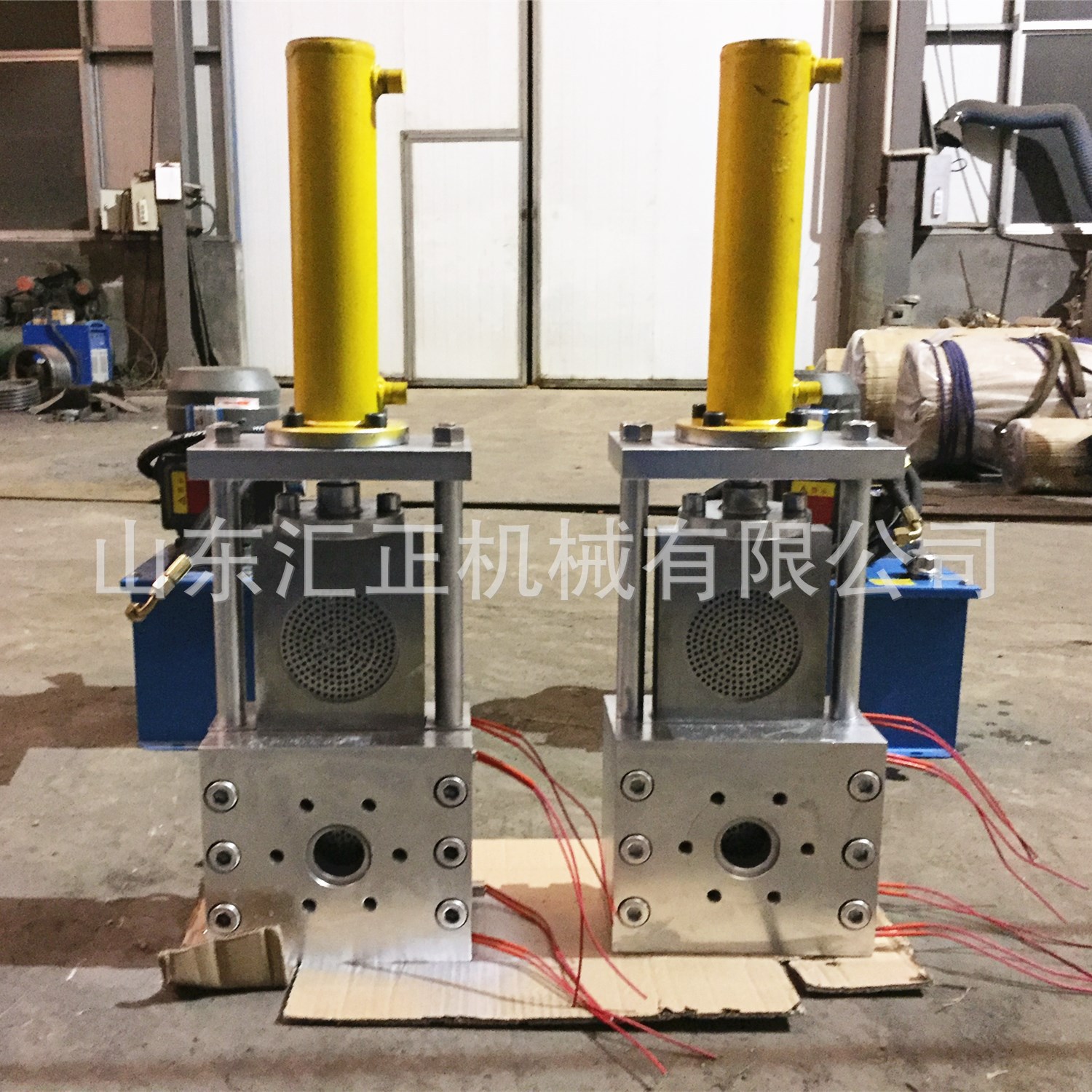 塑料造粒机模头废旧塑料颗粒机模头换网器液压换网器厂家供应