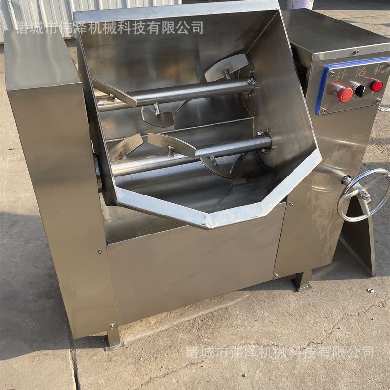 双轴拌馅机翻斗出料拌馅机肉类拌馅机香菇贡丸拌馅机图片