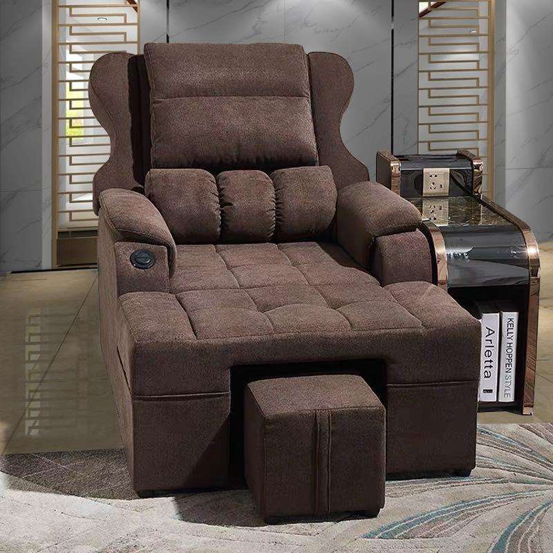 足疗沙发电动按摩床足浴美甲沙发躺椅沐足洗脚修脚采耳足疗床