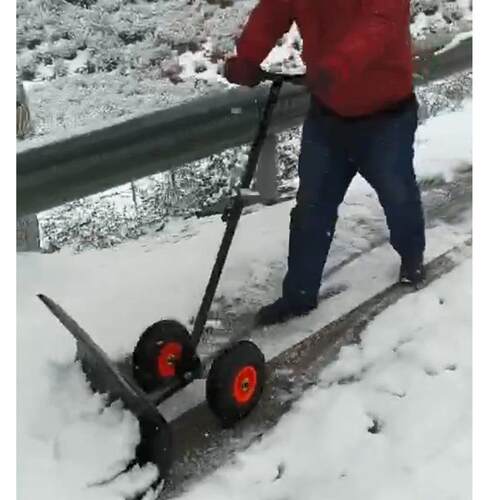 除雪神奇手推式除雪铲轮式除雪铲新款轮式除雪铲推雪器