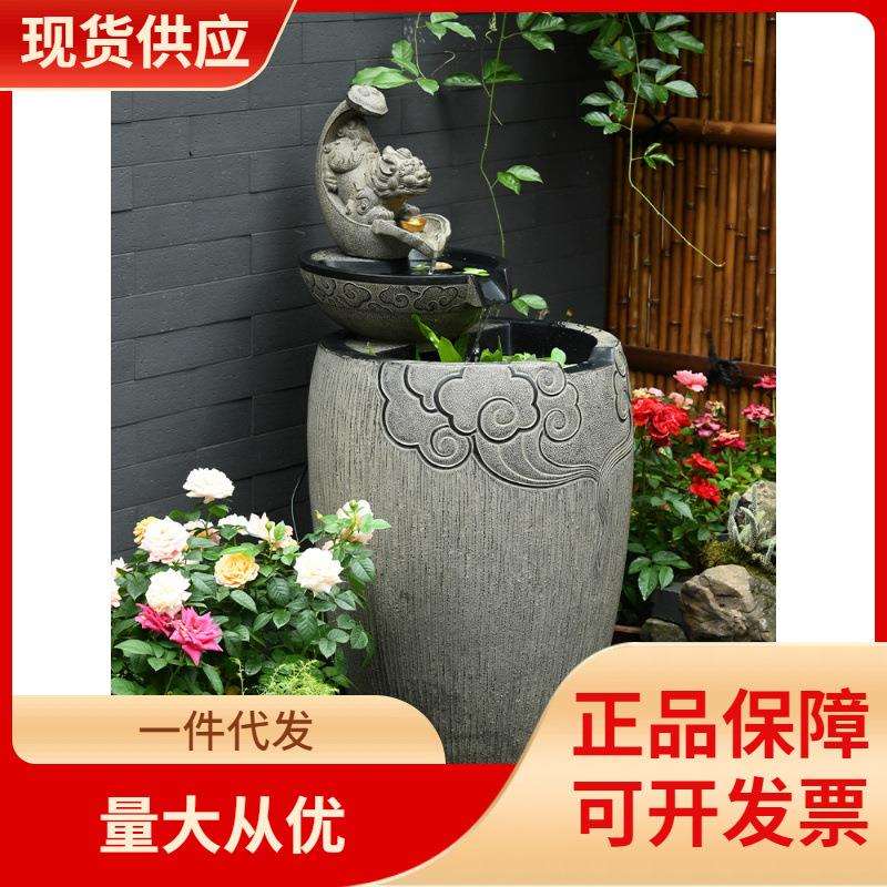 DHZA4L户外流水摆件循环水室内吐水水系景观办公室室外庭院造景布