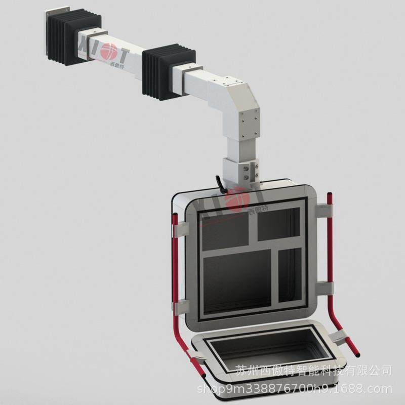 机床悬臂控制箱可旋转触摸屏安装箱数控机床吊臂操作箱悬臂连接件