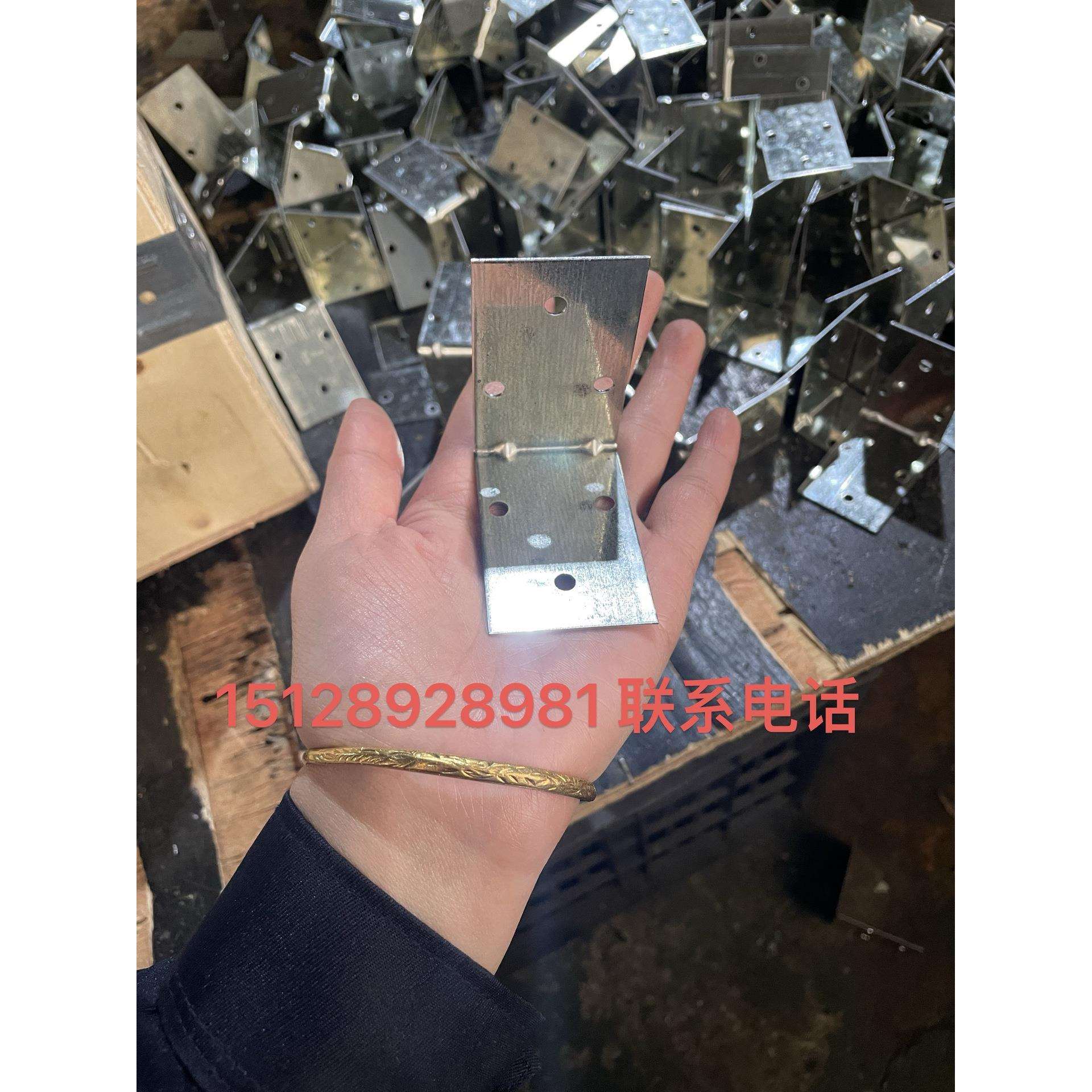 镀锌铁皮角码加气砖连接片轻质砖L型角铁固定片泡沫砖砌墙拉片