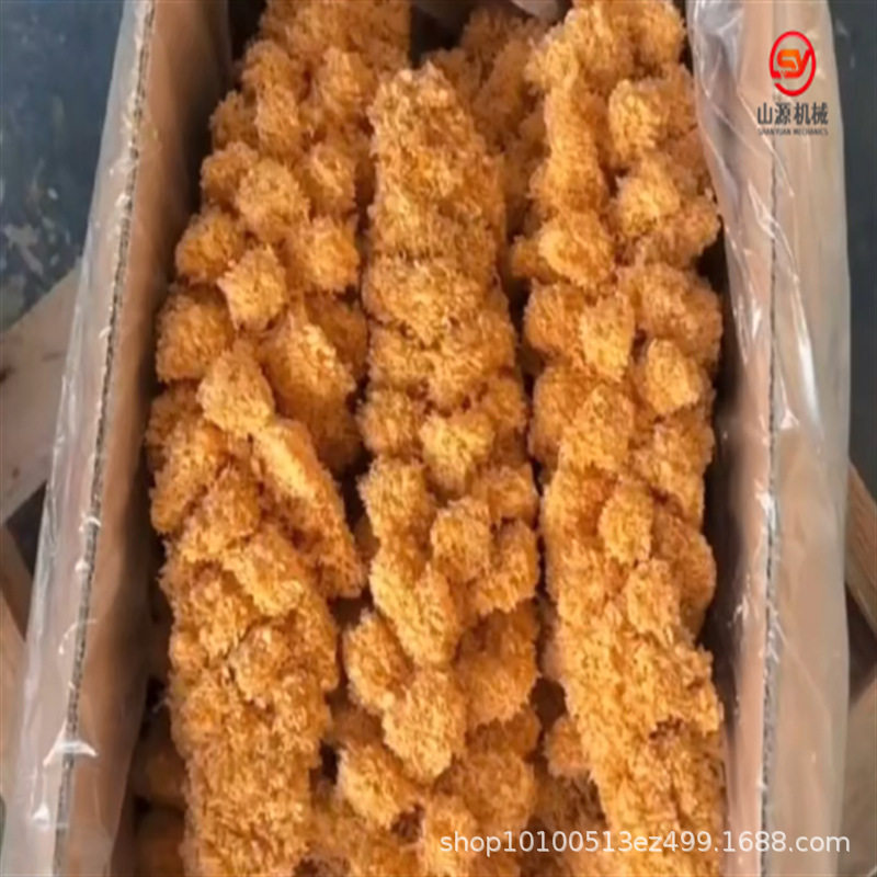 黄河大鲤鱼上浆油炸流水线 葡萄鱼油炸机 全自动鲅鱼油炸设备