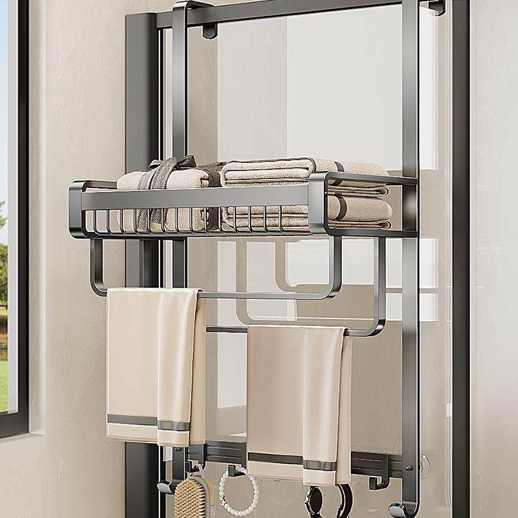 浴室淋浴房挂篮玻璃门挂架卫生间放浴巾毛巾衣服悬挂置物架子厕所