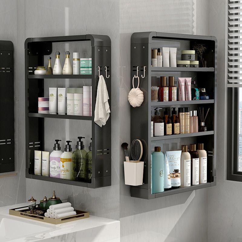 卫生间置物架墙上免打孔壁挂式厕所浴室洗手间洗漱台多功能收纳柜