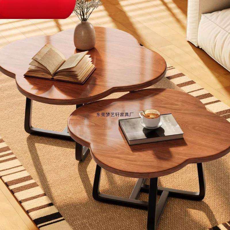 茶几简约现代小户型网红轻奢茶几小尺寸卧室小圆桌子客厅家用边几
