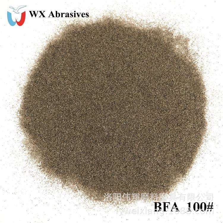 F100棕刚玉对辊砂100目棕刚玉粒度砂用于喷砂抛光打磨砂水洗砂