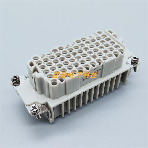 WEVEL威乐重载连接器HDD-072-F 72针母芯72芯矩形航空插头HARTING